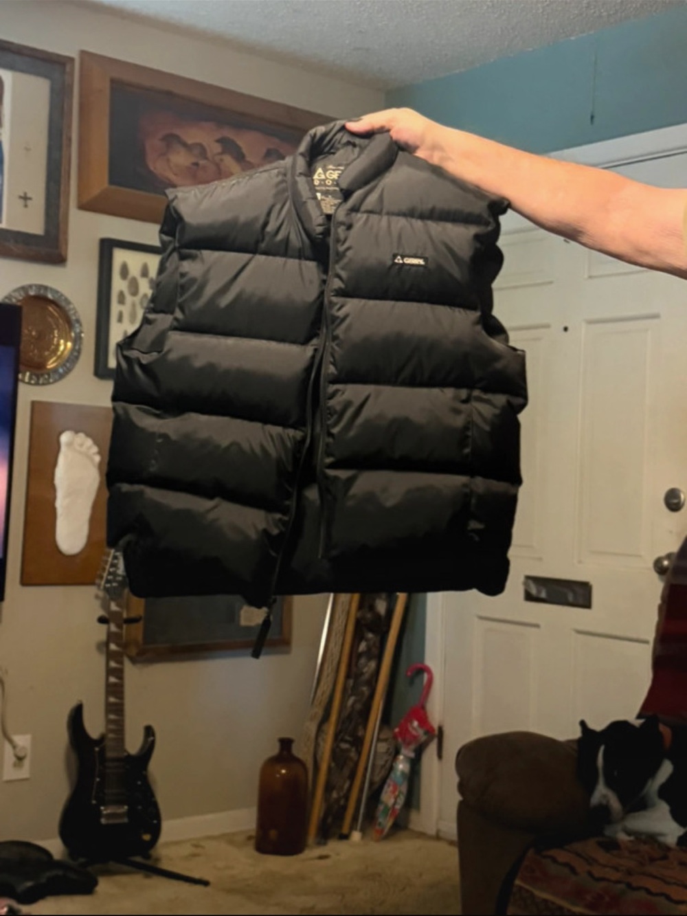 Gerry Weber Men's Black Quilted Puffer Vest